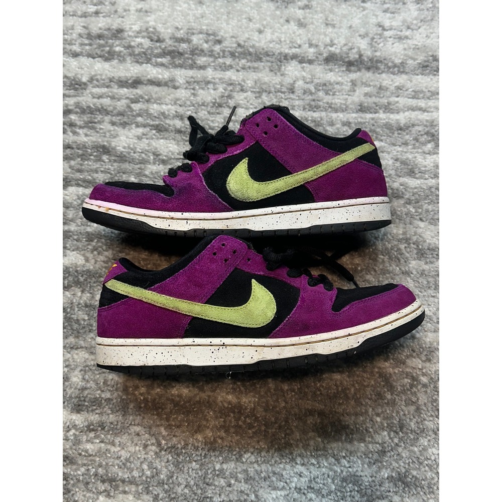 Nike SB Dunk Low Pro Mens 9 Purple Red Plum BQ6817-501 ACG Terra Suede Sneaker